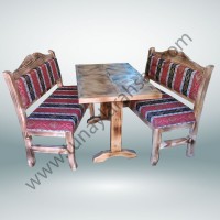 sr0058 Hasan Ahşap Sedir Takımı